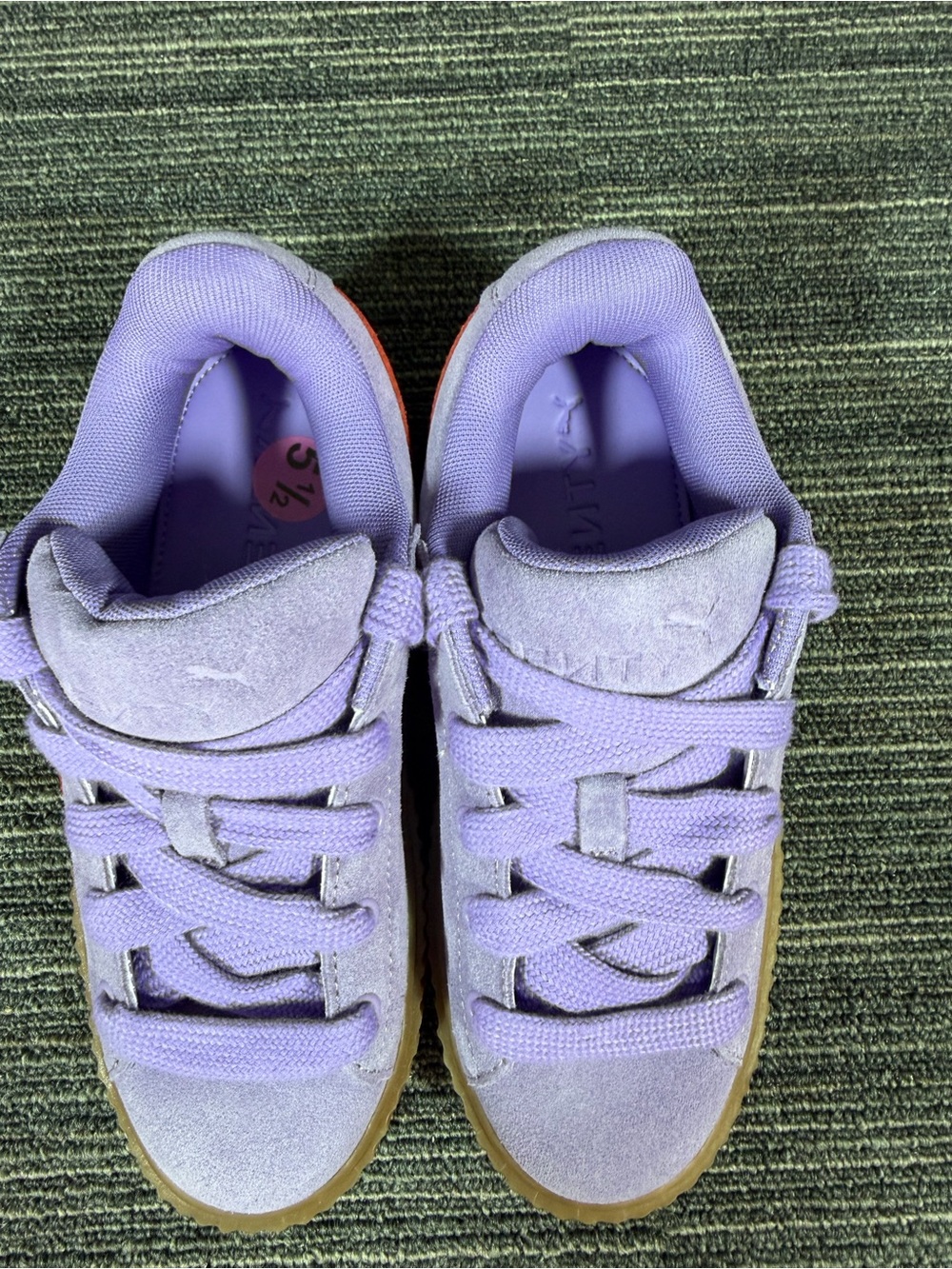 PUMA Fenty x Creeper Phatty Rihanna 'Lavender Burnt Red' Women’s 5.5 NWOTB - Picture 4 of 11